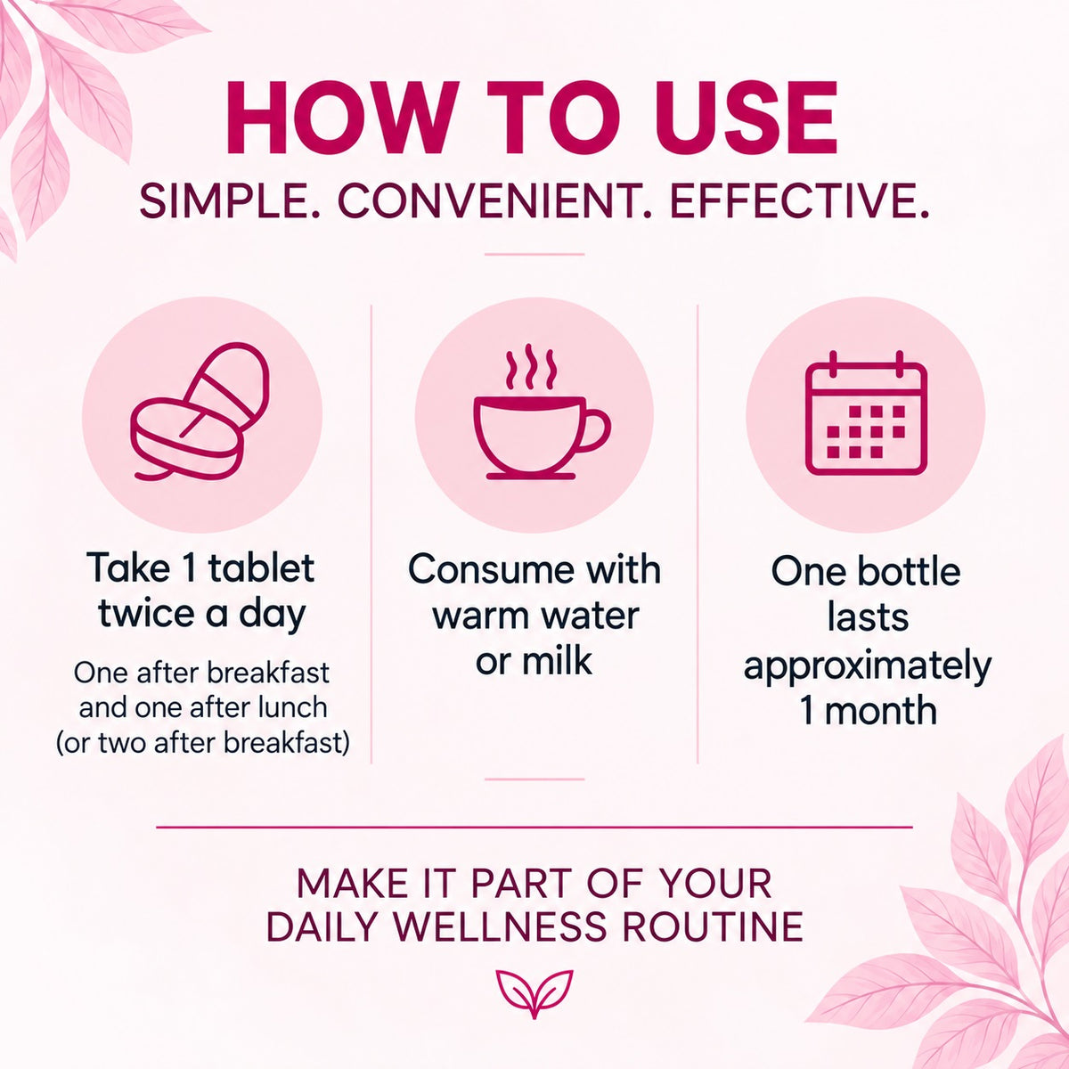 SHE-lajit directions: take 1 tablet twice daily after breakfast and lunch with warm water or milk