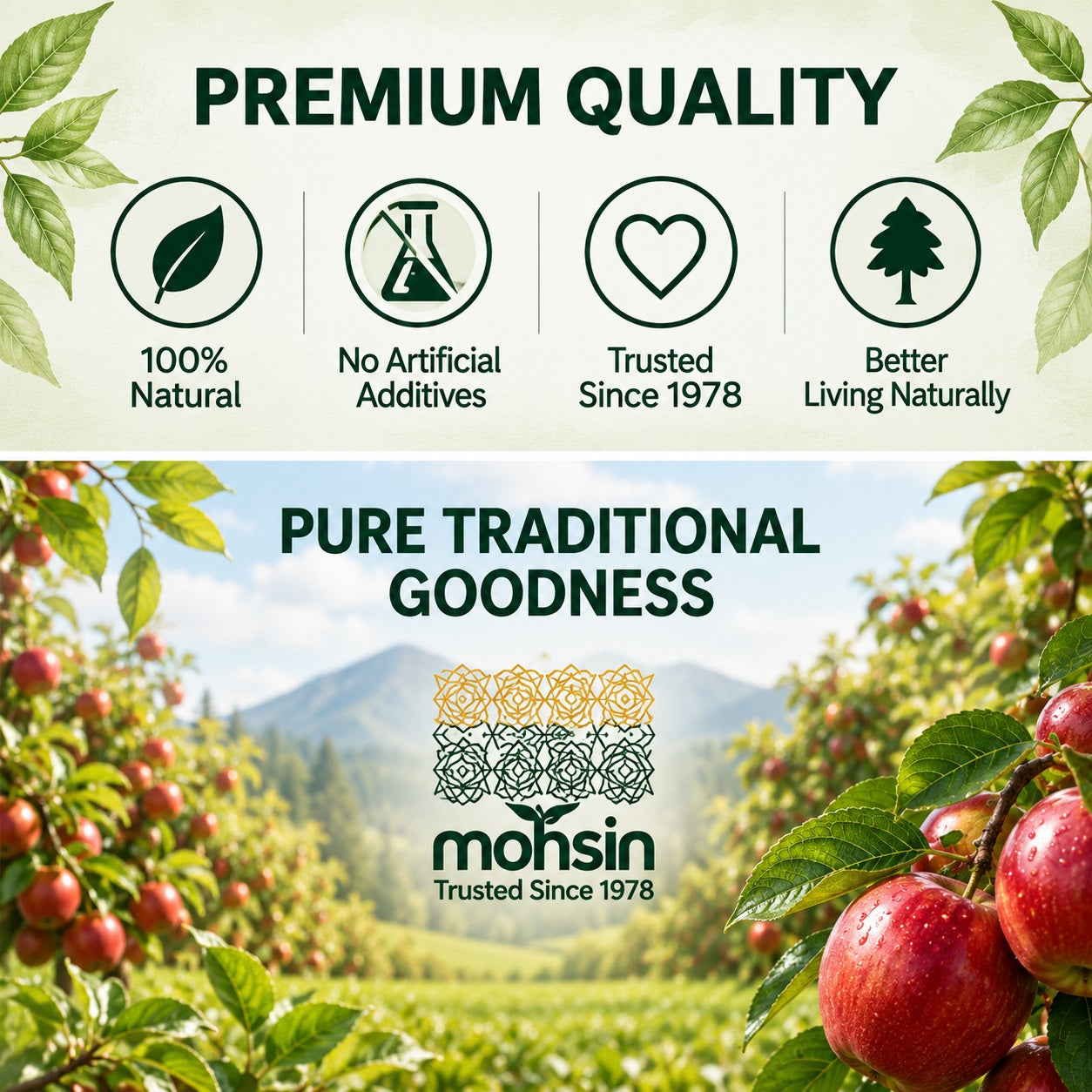 Mohsin Apple Cider Vinegar - A Natural Tradition for Modern Living